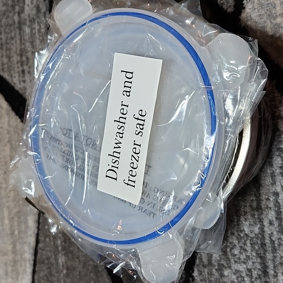 3-PIECE STAINLESS STEEL METALLIC RED NESTING BOWLS W/ LIDS NWOT - Picture 8 of 13